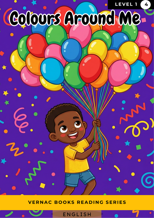 Colours Around Me – Grade 1 English Early Reader | Vernac Books