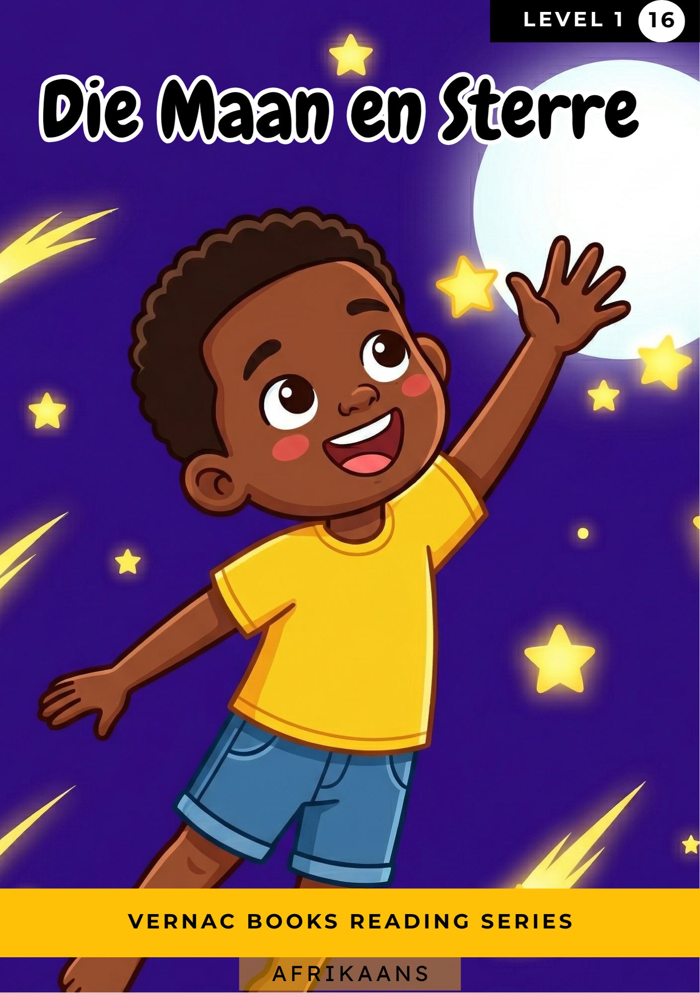Die Maan en Sterre – Grade 1 Afrikaans Early Reader | Vernac Books
