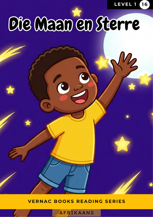 Die Maan en Sterre – Grade 1 Afrikaans Early Reader | Vernac Books