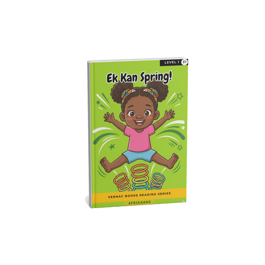 Ek Kan Spring! – Grade 1 Afrikaans Early Reader | Vernac Books